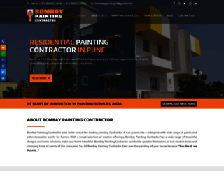 paintingcontractorspune.com screenshot