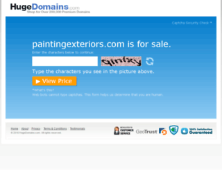 paintingexteriors.com screenshot