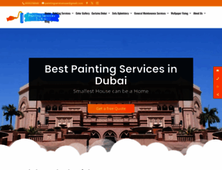 paintingservices.ae screenshot