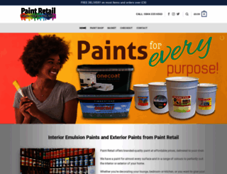 paintretail.co.uk screenshot