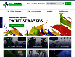 paintsprayersplus.com screenshot