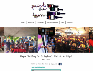 paintthetownnapa.com screenshot