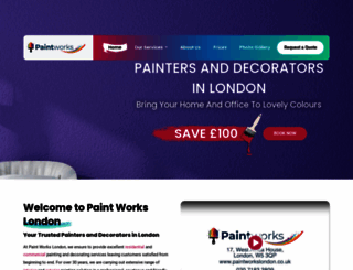 paintworkslondon.co.uk screenshot