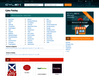 paisley.cylex-uk.co.uk screenshot