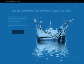 paiwateroasis.com screenshot