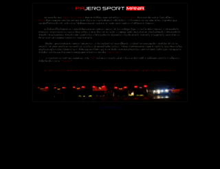 pajerosportmania.com screenshot