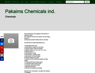 pakaimschemicalsind.enic.pk screenshot