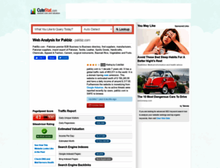 pakbiz.com.cutestat.com screenshot