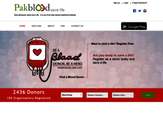 pakblood.com screenshot