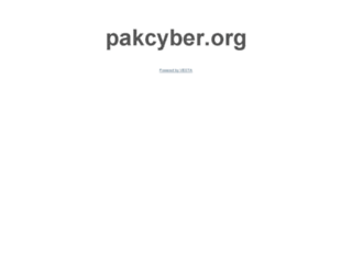 pakcyber.org screenshot