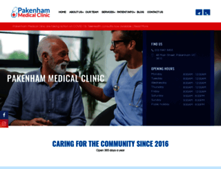 pakenhammedicalclinic.com.au screenshot