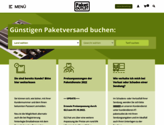 paketoutlet.de screenshot