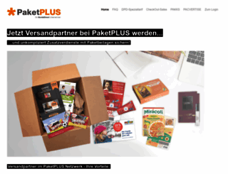 paketplus.de screenshot