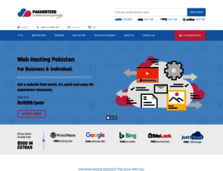 pakhosters.com screenshot