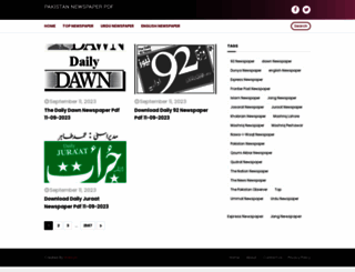 pakistan-newspaper-pdf.com screenshot