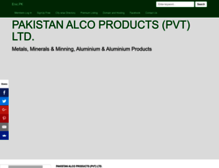 pakistanalcoproductspvtltd.enic.pk screenshot