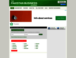 pakistanbusinessjournal.com screenshot