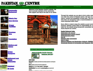 pakistancentre.org.uk screenshot