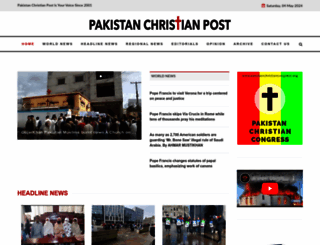 pakistanchristianpost.com screenshot