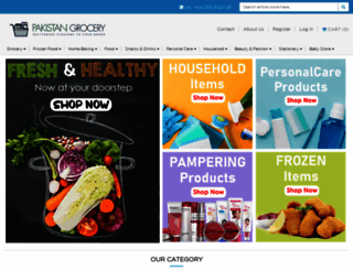 pakistangrocery.com screenshot
