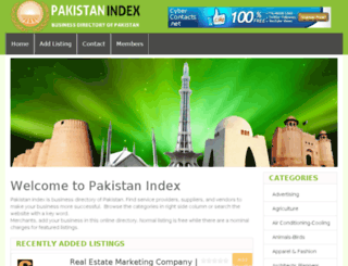 pakistanindex.com screenshot