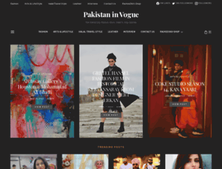 pakistaninvogue.com screenshot