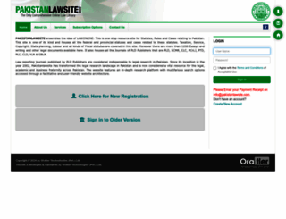 pakistanlawsite.com screenshot