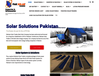 pakistansolartraders.com screenshot