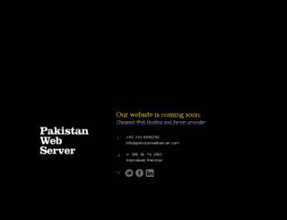 pakistanwebserver.org screenshot