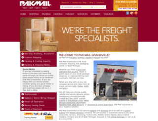 pakmailgrandville.com screenshot