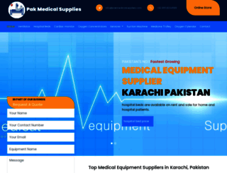 pakmedicalsupplies.com screenshot