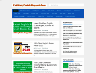 pakstudyportal.blogspot.pe screenshot