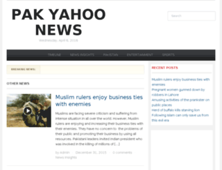 pakyahoonews.com screenshot