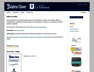 palabraclave.unisabana.edu.co screenshot