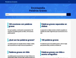 palabrasgraves.com screenshot