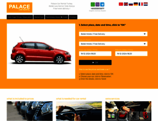 palacecarrental.com screenshot