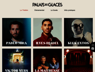 palaisdesglaces.com screenshot