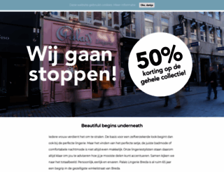 palaislingerie.nl screenshot