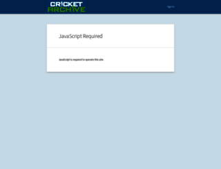 palakkad.cricketarchive.com screenshot