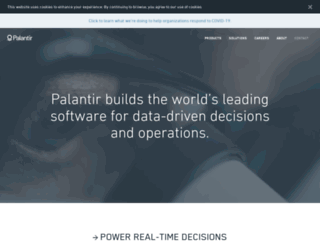 palantirtech.com screenshot
