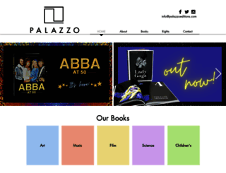 palazzoeditions.com screenshot