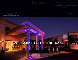 palazzomotorlodge.co.nz screenshot