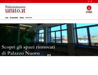 palazzonuovounito.it screenshot