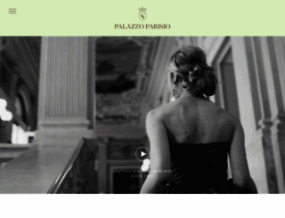 palazzoparisio.com screenshot