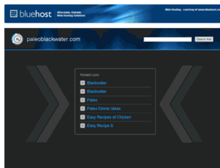 paleoblackwater.com screenshot