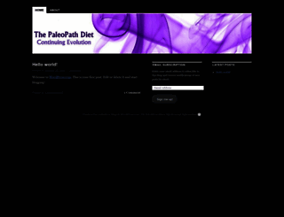 paleopathdiet.wordpress.com screenshot
