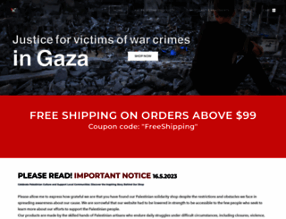 palestine-shirts.com screenshot