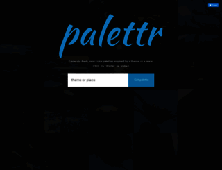 palettr.com screenshot