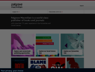 palgrave.com screenshot