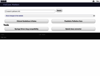 pallcare.info screenshot
